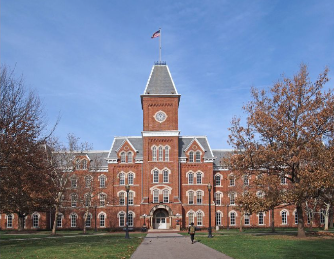 “College campus in fall” by peterspiro via canva