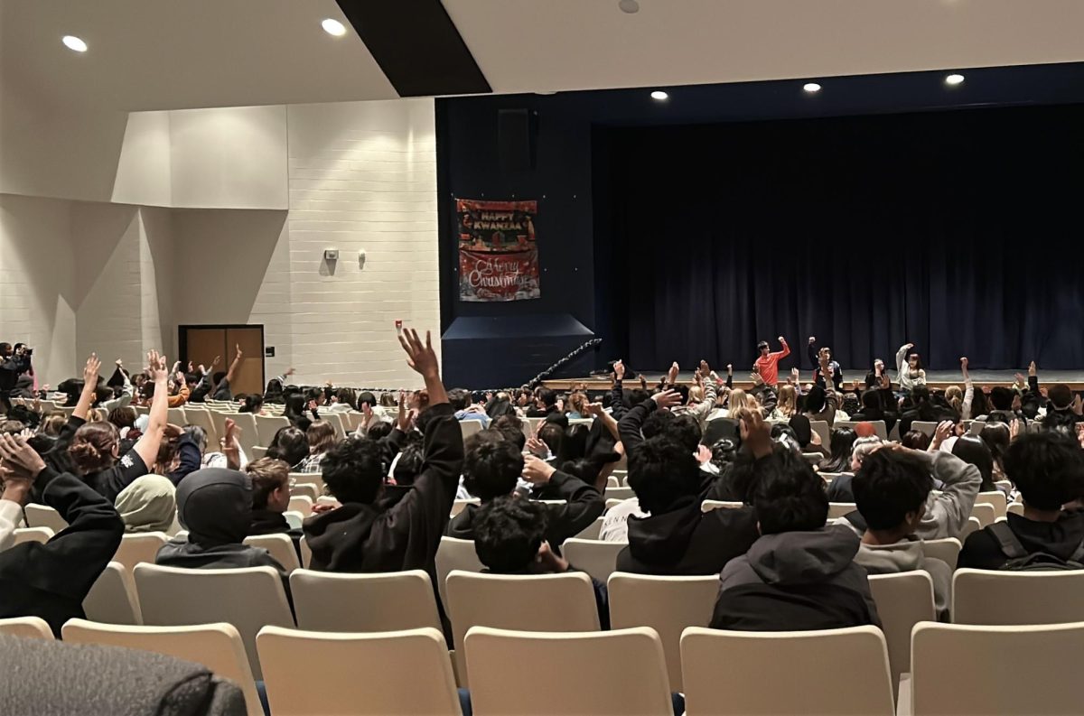Picture of BWHS students speaking at ICE demonstration
Photo Credits: Krisha Dotiwalla