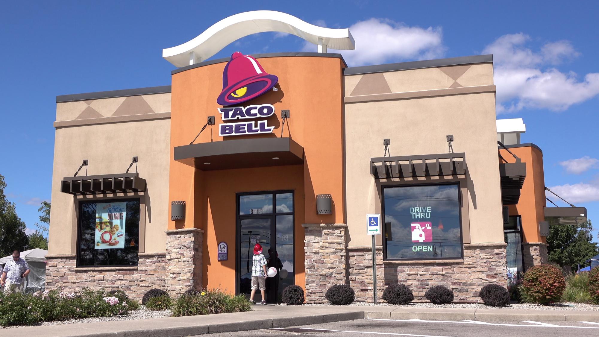 Person getting Taco Bell